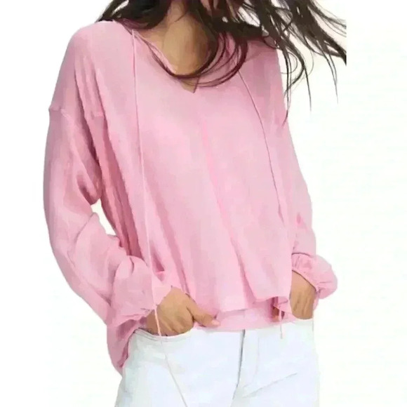 Rag and Bone Melody Silk Blouse Pink Small - Picture 10 of 10
